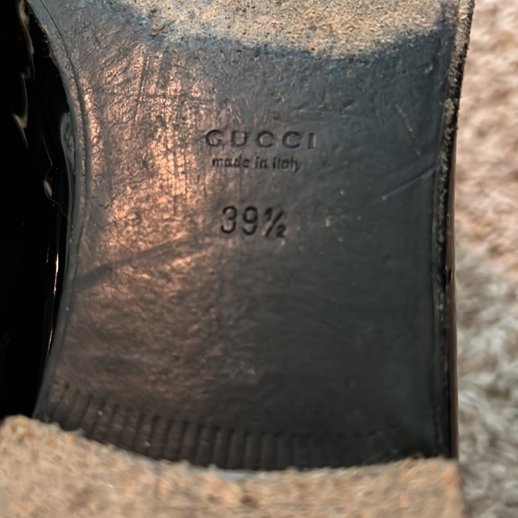Gucci Loafers Black Patent 39.5 - Picture 5 of 6